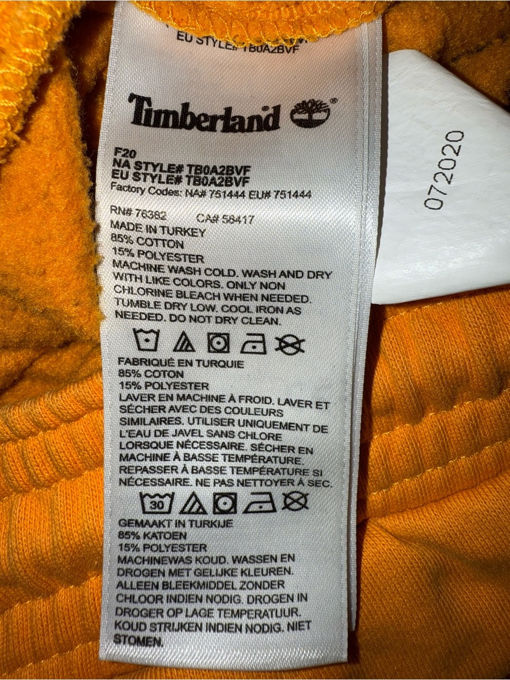 Timberland Core Tree Logo Drawstring Sweatpants Size M - Picture 4 of 4